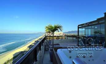 Imagem 6: Cobertura à venda na Praia da Barra da Tijuca. RJ. Frontal mar