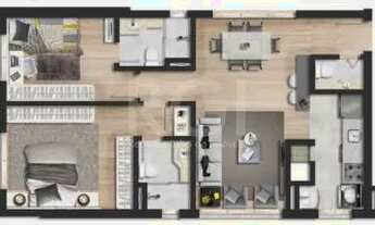 Imagem 7: Apartamento 2 dormitórios com duas suítes ,lavabo e vaga coberta próximo ao Parcão