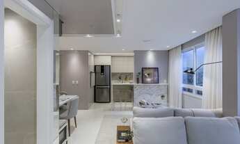 Imagem 2: Apartamento de 56 m com 2 dormitórios, suíte, churrasqueira e vaga