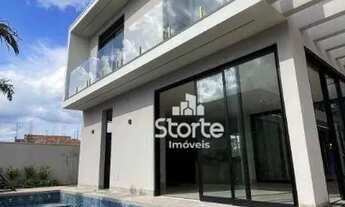 Imagem 3: Casa alto padrão estilo sobrado com 4 suítes à venda, 379m² por R$ 4.500.000 - Condomínio