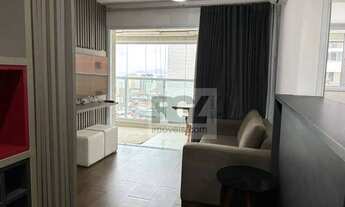 Imagem 3: Apartamento com 1 dormitório para alugar, 50 m² por R$ 4.800,00/mês - Ponta da Praia - San