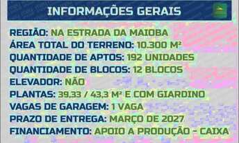 Imagem 2: Imóvel para venda tem 39 metros quadrados com 2 quartos em Maioba - Paço do Lumiar - MA