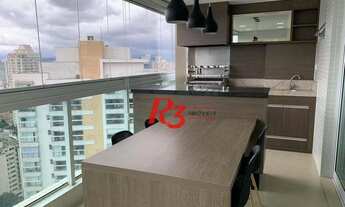 Imagem 3: Apartamento para alugar, 167 m² por R$ 14.000,00/mês - Ponta da Praia - Santos/SP