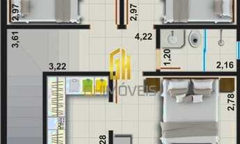 Imagem 4: Sobrado à venda, 137 m² por R$ 450.000,00 - Chácara São Pedro - Aparecida de Goiânia/GO