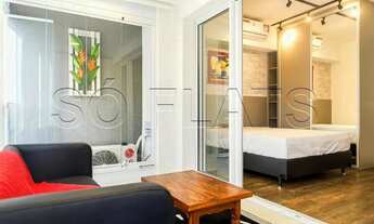 Imagem 7: Apartamento no London SP disponível para locação contendo 35m², 1 dormitório e 1 vaga de g