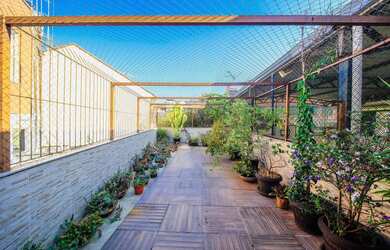 Imagem: Casa com duas áreas externas no Mariano