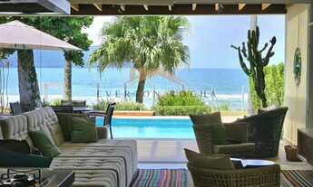 Imagem 5: Casa pé na areia à venda na praia de Juquehy - Cond. Fechado com 4 suítes e piscina