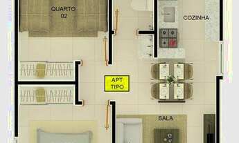 Imagem 6: Apartamento à venda no bairro Estoril, com 2 dormitórios e 47 m²