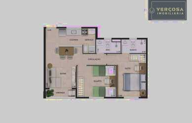 Imagem 6: Apartamento com 2 dormitórios à venda, 46 m² por R$ 220.744,14 - Passaré - Fortaleza/CE