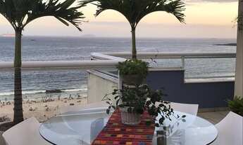 Imagem 3: Cobertura Avenida Atlântica linear com piscina frontal mar