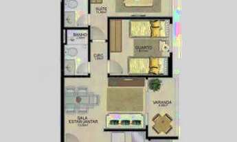 Imagem 2: Apartamento 2 quartos em Praia da Costa