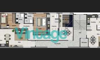 Imagem 4: APARTAMENTO 03 QTOS 01 SUÍTE 02 VGS NO BAIRRO DIAMANTE EM BELO HORIZONTE MG