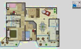 Imagem 4: Apartamento à venda, 3 quartos, 1 suíte, 2 vagas, JARAGUA - UBERLANDIA/MG