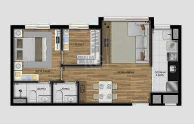 Imagem 6: Apartamento com 1 dormitório à venda, 52 m² por R$ 360.000,00 - São José - Porto Alegre/RS