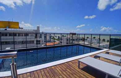 Imagem: Flat à venda, 1 quarto, 1 suíte, Intermares