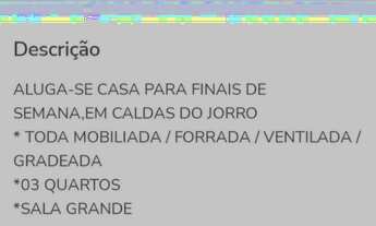 Imagem 7: Aluga casa finais de semana em caldas do Jorro