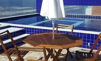 Imagem 4: Apartamento com 2 dormitórios, com VISTA para o MAR, piscina com muito lazer á beira mar,à