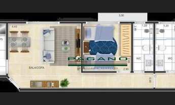 Imagem 6: Apartamento à venda, 74 m² por R$ 282.000,00 - Santa Cruz do José Jacques - Ribeirão Preto