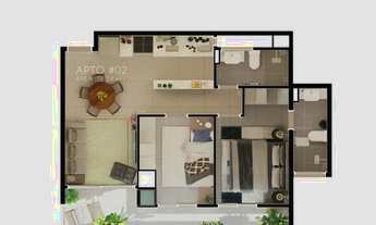 Imagem 6: APARTAMENTO com 3 dormitórios à venda por R$ 626.706,01 no bairro Água Verde - CURITIBA