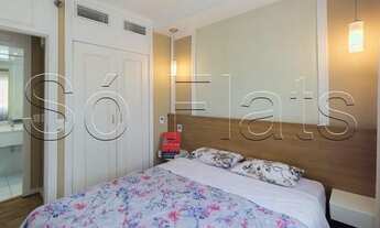 Imagem 7: Flat para locação no The Universe contendo 33m², 1 dormitório e 1 vaga de garagem. Ao lad