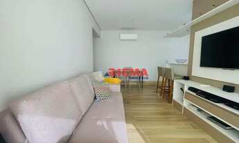 Imagem 3: Apartamento com 1 dormitório à venda, 63 m² por R$ 820.000,00 - Aparecida - Santos/SP