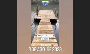 Imagem 3: Lotes na beira do rio em rochedo ms