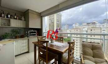 Imagem 4: Apartamento com 3 dormitórios à venda, 100 m² por R$ 1.390.000,00 - José Menino - Santos/S