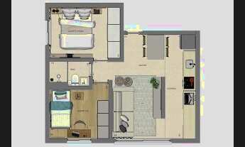 Imagem 6: APARTAMENTO com 2 dormitórios à venda por R$ 237.900,00 no bairro Santa Cândida - CURITIBA