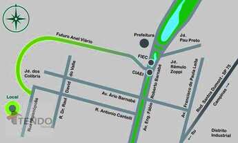 Imagem 5: Imob02- Terreno à venda, 577 m² por R$ 404.593 - Jardim das Maritacas - Indaiatuba/SP