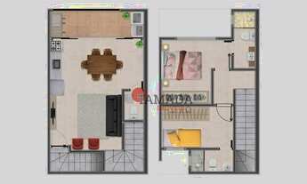 Imagem 5: Sobrado com 2 dormitórios à venda, 76 m² por R$ 450.000,00 - Vila Invernada - São Paulo/SP