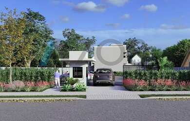 Imagem 2: Casa para venda possui 45 metros quadrados com 2 quartos em Das Graças - Colombo - PR