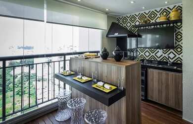 Imagem 2: Apartamento no Bosque Maia com 3 dormitórios, suíte, 2 vagas e terraço gourmet com churras