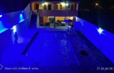 Imagem 2: Casa na praia com piscina aquecida, pé na areia, salão de jogos, ar condicionado