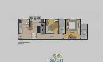 Imagem 4: Residencial Bolton - Apartamentos em construção com dois quartos - Parque da Fonte - São J