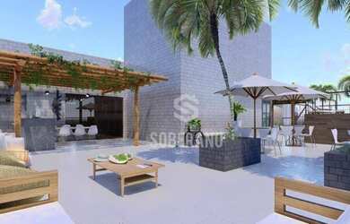 Imagem 5: Apartamento com 2 dormitórios à venda, 64 m² por R$ 319.066,40 - Camboinha - Cabedelo/PB