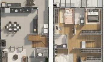 Imagem 3: Casa Condominio para Venda - 150m², 3 dormitórios, sendo 1 suites, Ipanema