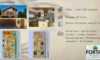 Imagem 3: Casa de Praia para Venda em Cruz, Praia de PREA`, 2 dormitórios, 2 suítes, 1 banheiro, 2 v