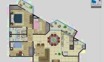 Imagem 3: Apartamento à venda, 3 quartos, 1 suíte, 2 vagas, JARAGUA - UBERLANDIA/MG