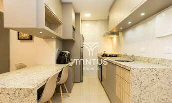 Imagem 3: Apartamento com 1 dormitório para alugar, 42 m² por R$ 3.969,88/mês - Alto da Rua XV - Cur