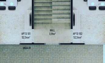 Imagem 4: Apartamento para venda tem 57 metros quadrados com 2 quartos