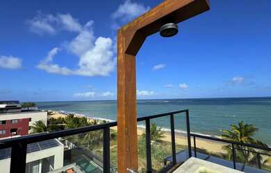 Imagem 4: PRONTO. Pé na areia com vista mar com VARANDA. OPORTUNIDADE UNIC