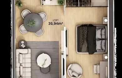 Imagem 3: Apartamento 3 Dormitórios para venda em Florianópolis - SC