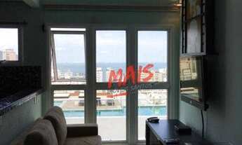 Imagem: Flat Duplex no Gonzaga com Vista para o