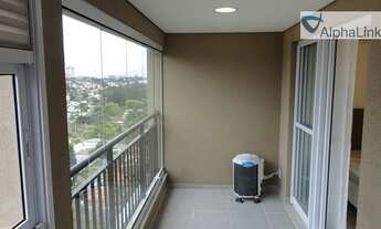 Imagem 3: Apartamento Mobiliado com 1 suíte para alugar, 42 m² por R$ 3.000/mês - Alphaville - Barue