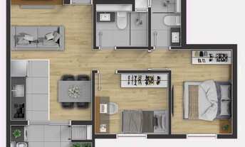 Imagem 5: APARTAMENTO com 1 dormitório à venda por R$ 249.900,00 no bairro Rebouças - CURITIBA / PR