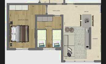 Imagem 7: APARTAMENTO com 2 dormitórios à venda por R$ 237.900,00 no bairro Santa Cândida - CURITIBA