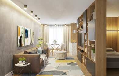 Imagem 2: Apartamento JK para Venda - 53.92m², 1 dormitório, 1 vaga - Tristeza