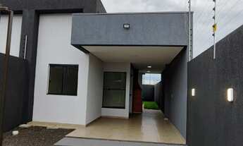 Imagem 4: Casa nova com uma suíte e um quarto. Com 85,17m2 de área construída