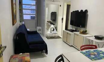 Imagem 2: Sala e quarto reformado, quadra da praia, vista Pão de Açúcar