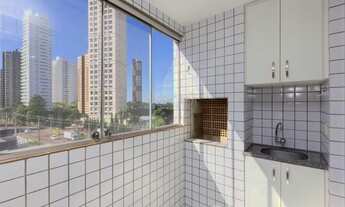 Imagem 7: APARTAMENTO ENSOLARADO E SUPER BEM LOCALIZADO. SALA COM SACADA ENSOLARADA E CHURRASQUEIRA